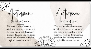 Muismat XXL 90x45 cm - Bureau onderlegger - Bureau mat Woordenboek - Herfst - Quotes - Bureaumat - Gaming mousepad xl - Bureaulegger groot - Computer deskmat