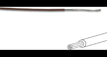 Montagedraad -  Ø 1.4 Mm - 0.2 Mm² - Meeraderig - Bruin