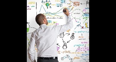 Plakfolie witbord 45 cm x 1,5 m