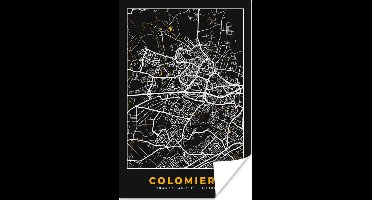 Poster Plattegrond - Kaart - Colomiers - Frankrijk - Stadskaart - 20x30 cm