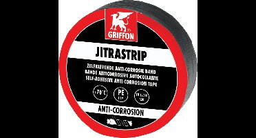 Griffon Jitrastrip - 10 meter x 5 cm, Zwart, Rol