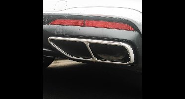 Passend Voor Audi A4 B9 Facelift 2019 Chrome uitlaat trim tip decoratie lijsten Styling Sierstuk Avant S4 Tdi Fsi 1.8 2.0 3.0