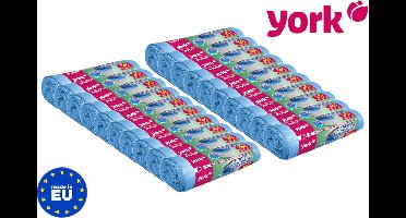 Afvalzakken met trekband | 35 Liter | 20 rollen = 300 zakken | Voordeelverpakking | 50 x 60cm | Extra sterk 15µm | Vuilniszakken