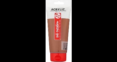 Talens acrylverf omber gebrand 200 ml - Royal Talens schilderen.