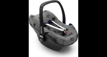 Dooky Seat Cover 0+ Autostoel hoes Grey Star - Universele Autostoelhoes Maxi Cosi CabrioFix, Maxi Cosi hoes Pebble, Maxicosi hoes, Cybex en meer - Autostoelhoes Baby Universeel