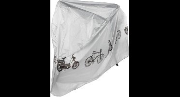 HI Waterafstotende Fiets-en Scooterhoes - 200x70x110cm - Grijs