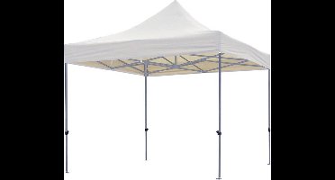 Perel Tuinpaviljoen, opvouwbaar, waterdicht, 3 x 3 m, wit