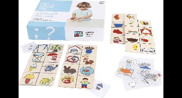 Toys for Life 'Maak het voorwep compleet' - Educatief speelgoed - Sensorisch speelgoed - Spelend leren - Houten speelgoed - Educatief speelgoed 3 tot 6 jaar