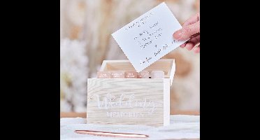 Ginger Ray - Ginger Ray - A Touch of Pampus - Houten herinneringen doosje