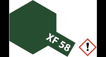 Tamiya Hobbyverf Acrylverf - XF-58 Olive Green - Matt - Acryl - 23ml Verf potje - 23 ml