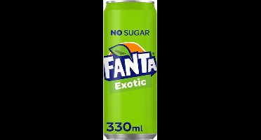 Tray Fanta Exotic - No Sugar - sleekcan - 24x33cl