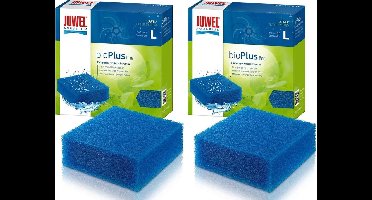 Juwel - Bioplus L grof - (Large) - Blauw - 2 stuks