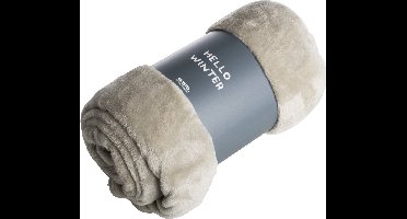 Gusta - Plaid - Lichtgroen - Fleece - 130x160cm