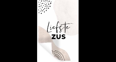Muurstickers - Sticker Folie - 'Liefste zus' - Spreuken - Quotes - Pastel - 20x30 cm - Plakfolie - Muurstickers Kinderkamer - Zelfklevend Behang - Zelfklevend behangpapier - Stickerfolie