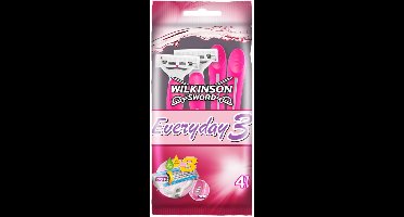 Wilkinson scheermesjes everyday 3 - 3 bladen - 4 mesjes