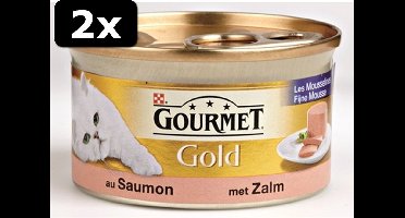 2x GOURMET GOLD MOUSSE ZALM 24X85GR