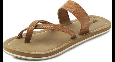 Teenslipper Java bruin dames Gevavi - 38