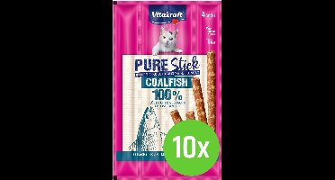 Vitakraft Purestick - Kattensnacks - Koolvis - MSC - 10 x 4 st