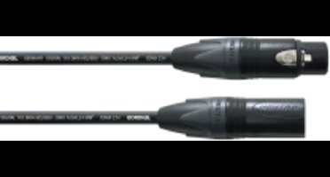 Cordial DMX AES/EBU Kabel XLR, 0,5m schwarz - DMX kabels