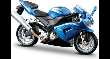 Bburago KAWASAKI NINJA ZX-10R 1:18 blauw metalic