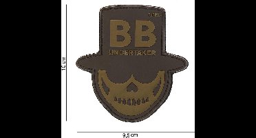 101 Inc Embleem 3D Pvc Bb Undertaker Bruin  10106