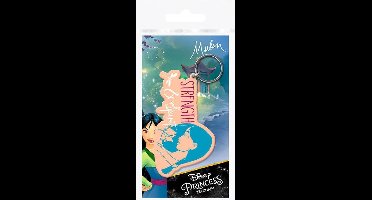 Disney Mulan Strenght And Spirit Rubber Keychain