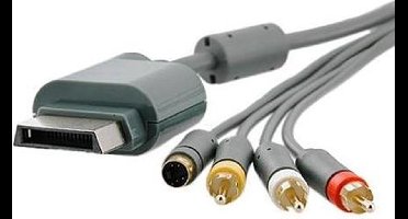 Composiet en S-VHS AV kabel voor XBOX 360 - 1,5 meter