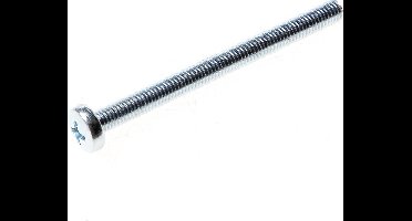 Kelfort Metaalschroef cilinderkop phillips verzinkt 4,8 m6 x 16mm