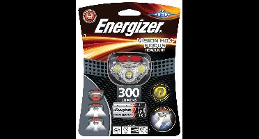 Energizer - Hoofdlamp - Vision HD+  - Focus - Wit/rood LED