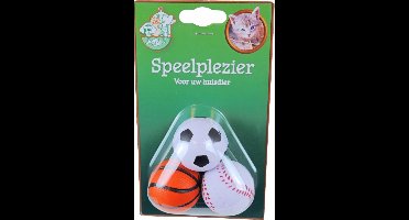 Sport sponsbal voor katten