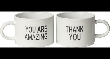 Gusta Mokken set 2st 250ml-wit