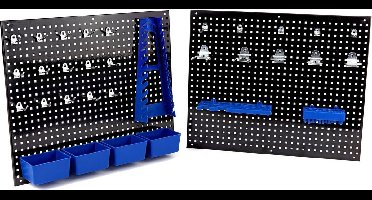 HBM 34 Delige Stalen Gereedschapswand Met Haken en Bakken