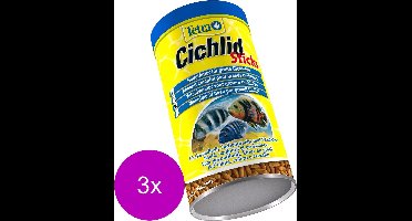 Tetra Cichlid Sticks - Vissenvoer - 3 x 500 ml
