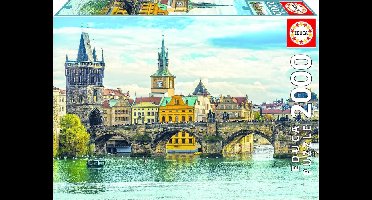 Zicht op Praag - 2000 stukjes