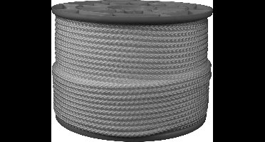 Gevlochten Koord – 100 meter – 2mm - Wit – Touw - Haspel