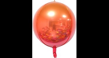 Folie ballon Oranje- Rood| 22 inch | 55 cm | Oranje | Rood| DM-Products