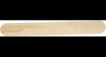 15x Grote naturel ijsstokjes knutselhoutjes 20 x 2,5 cm - Hobbymateriaal/knutselmateriaal - IJslolliestokjes groot