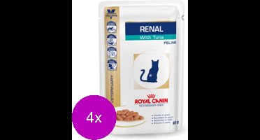 Royal Canin Veterinary Diet Renal Tuna Wet - Kattenvoer - 4 x 12x85 g
