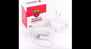 Raspberry Pi 4 / 400 voeding - EU stekker - USB-C - 5.1V - 3A - wit