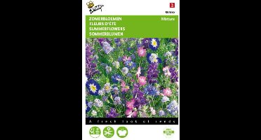 2 stuks - Buzzy - Zomerbloemen Blauwe Tinten
