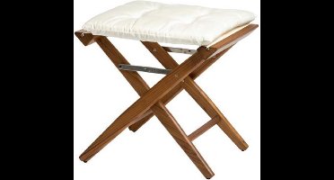 Regisseurskruk DeLuxe met Witte Kussenset