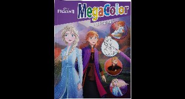 Disney's Frozen 2 Kleurboek +/- 120 kleurplaten + Stickers (Sisters)