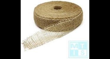 Juteband cadeaulint 5 cm naturel- Breedte 5cm - 40m lang