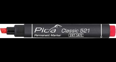 Pica 521/40 Permanent Marker 2-6mm - Beitelpunt - Rood