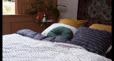 At Home by Beddinghouse Notes Dekbedovertrek - Lits-jumeaux - 240x200/220 cm - Zwart Wit