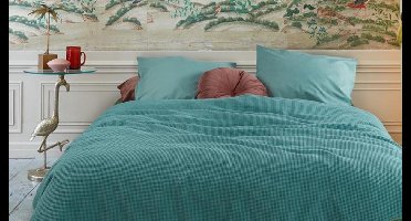 At Home Dekbedovertrek Living Blue 2 persoons