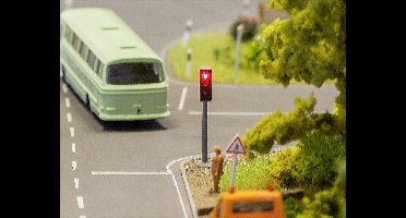 Faller - 2 LED-stoplichten - modelbouwsets, hobbybouwspeelgoed voor kinderen, modelverf en accessoires