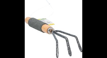 Kinzo Handcultivator Met Foamgrip 29 X 9 Cm Staal Grijs