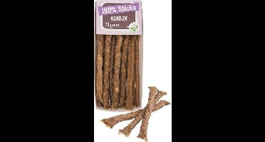 100% konijnensticks-10 x 70 gram-Animal King-hondensnacks