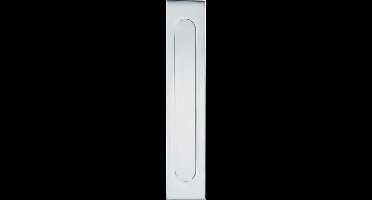 Briefplaat - Chroom - Mi Satori - Mi Satori verticaal chroom glans